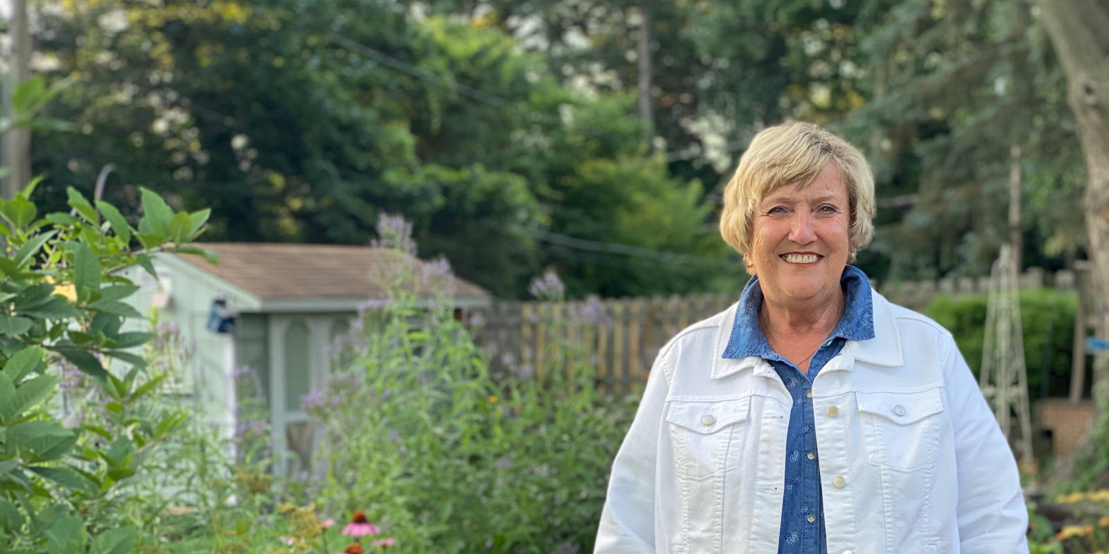 Cherryl Fritz Strathmann in Garden